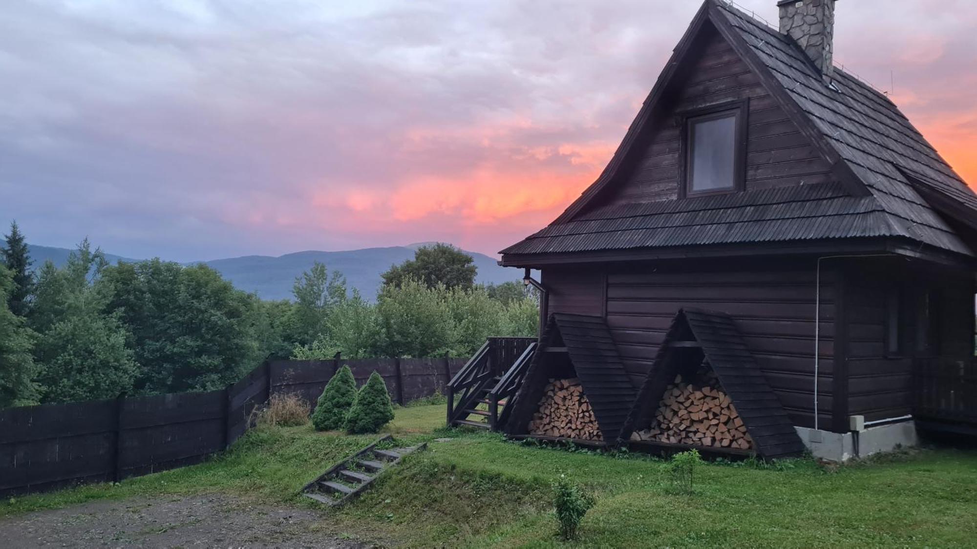 Chatka Kudlatka Wetlina Buitenkant foto